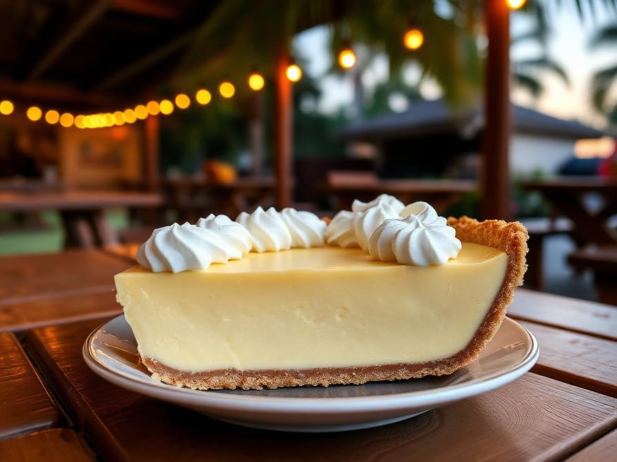 Key lime pie from Boondocks Grille & Draft House