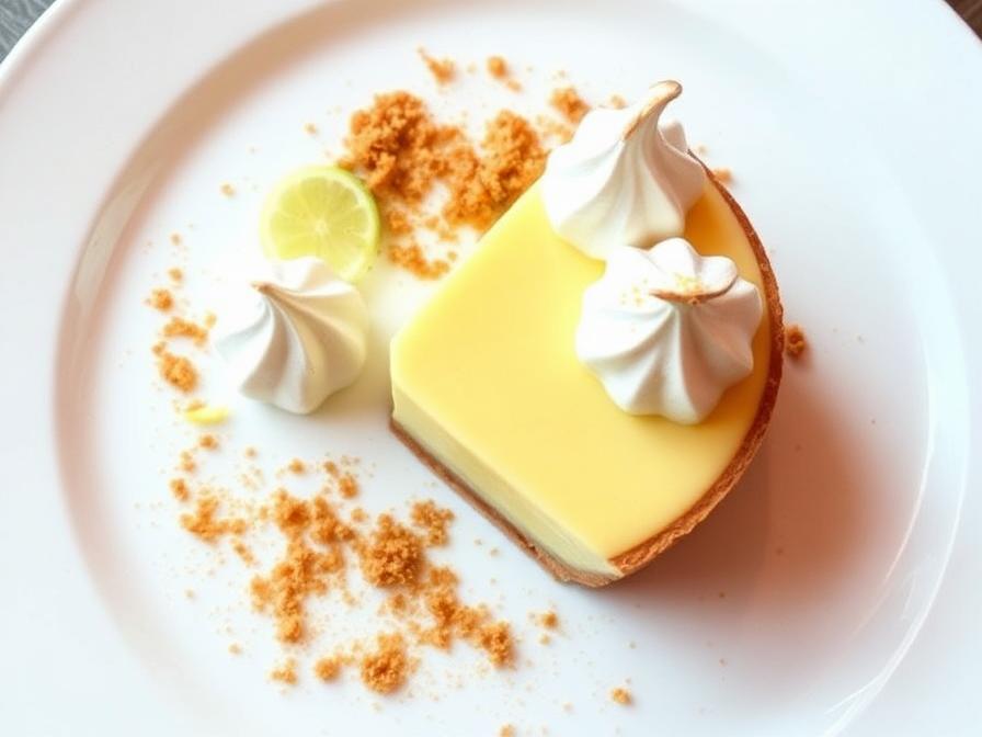 Key lime pie from Fish Out of Water 30A
