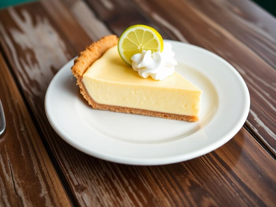 Key lime pie from Mrs. Mac's Kitchen