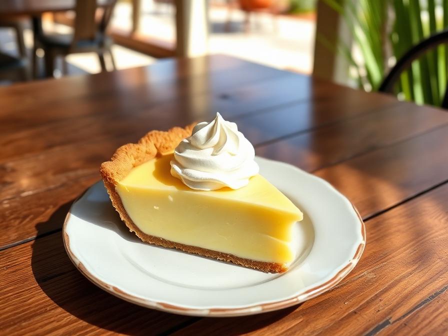 Key lime pie from Pepe's Cafe
